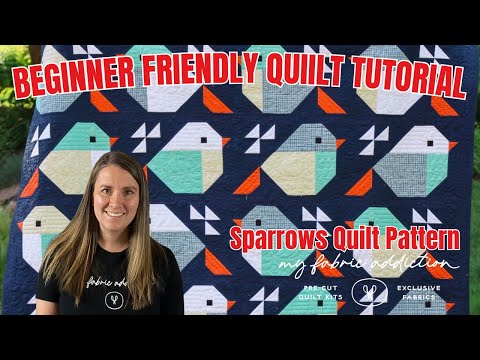 How to Make the Sparrows Quilt | Step-by-Step Tutorial with Precut Bee Basics Fabric!