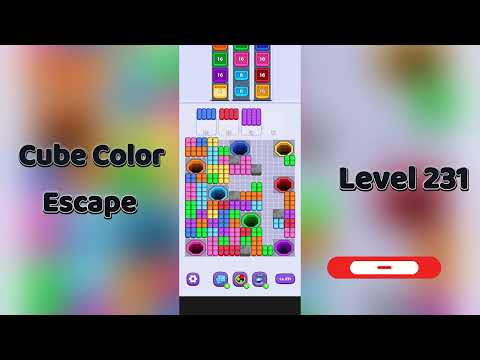🧩 Cube Color Escape Level 231 Walkthrough | Step-by-Step Guide 🎮 | Go Answer