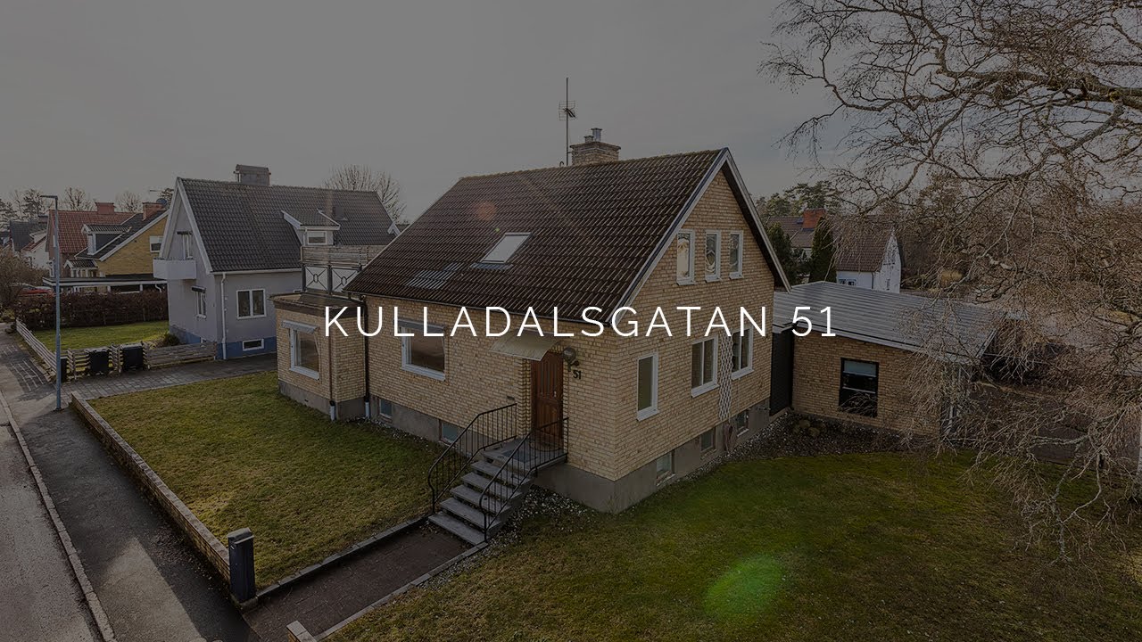 6 rum Villa på Kulladalsgatan 51 Växjö Växjö kommun - video