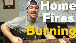 Home Fires Burning | Ronnie Milsap | Beginner Guitar Lesson