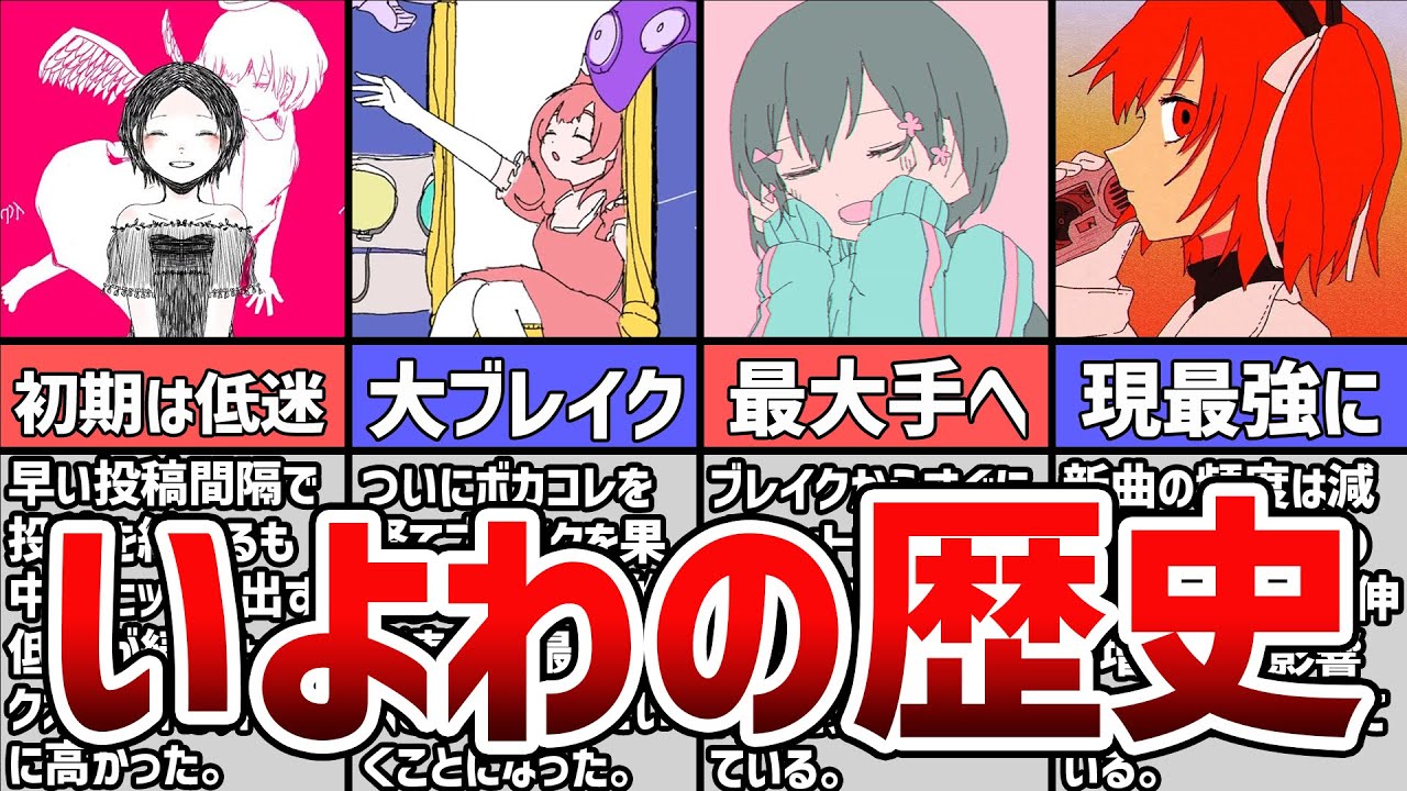 【ゆっくり解説】現最強のボカロPに成り上がった「いよわ」について【ボカロ】