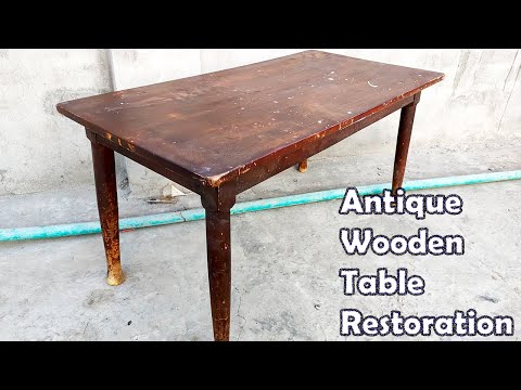 Antique Wooden Table Restoration  | Furniture Restoration