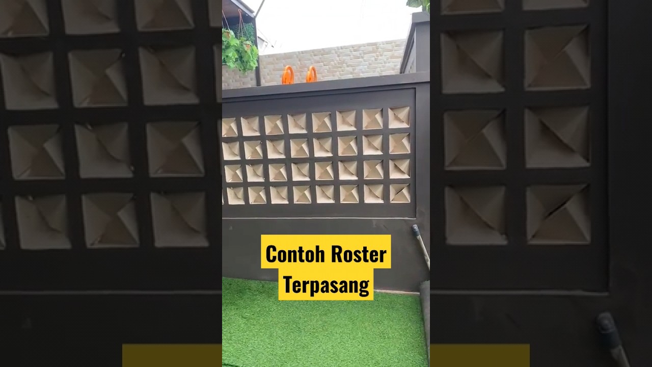 Roster Terpasang #shorts #pemborongbangunandepok #rumahminimalis #rumahidaman #rumahimpian #home