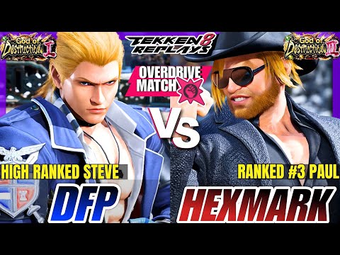 Tekken 8 - DFP (Steve) vs Hexmark (Paul) - High Level Ranked Match Replay