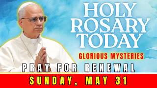 Download lagu HOLY ROSARY TODAY, SUNDAY, MAY 31 | GLORIOUS MYSTERIES | THE VISITATION OF MARY mp3