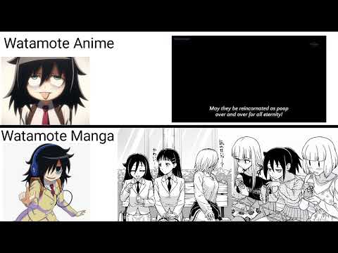 Watamote: Manga vs Anime