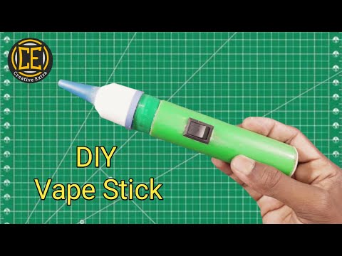 How to make a DIY Vape Stick at home || Homemade Electric Cigarette || Creative Extra