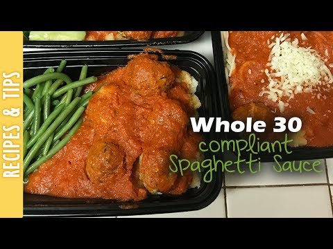 Whole 30 Compliant Spaghetti Sauce Recipe -The290ss