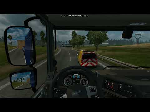 POV DRIVING DAF XF SPACE 530HP OLSZTYN TO BLALYSTOK PART 2