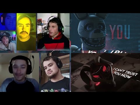 FNAF ANIMATION - "STUCK IN YOUR RUIN" (SHORT FILM | SFM) Song by @ShawnChristmas [REACTION MASH-UP]