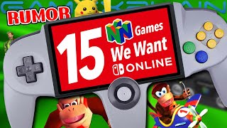 Is Nintendo 64 Coming to Switch Online? 15 Games We Want to See! - RUMOR DISCUSSION