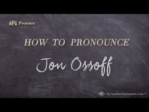 How to Pronounce Jon Ossoff (Real Life Examples!)