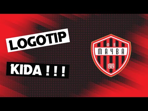 Fudbalski klub MAČVA ⚽🏐 ⚽ kako dizajnirati najbolji logo  🏆Corel DRAW tutorijals 🔥