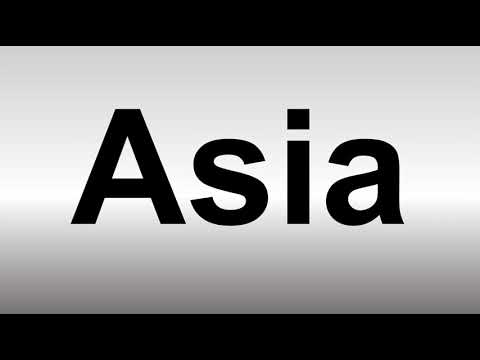 How to Pronounce Asia