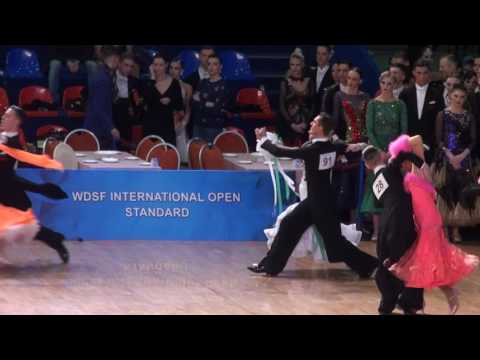 WDSF International Open Standard 1/8 Walts German Natsvlishvili - Valeria Krivorchuk