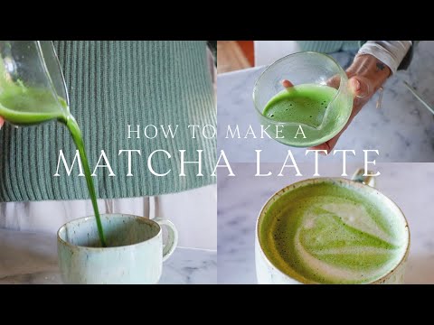 How to make the PERFECT MATCHA LATTE at home (better than ANY coffee shop)