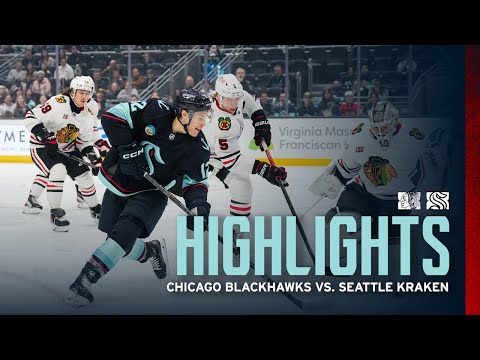 Chicago Blackhawks vs. Seattle Kraken | 11/3 Game Highlights