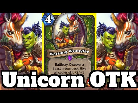 UNICORN Hunter OTK! This Deck Actually WINS! | Hearthstone