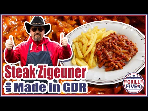 Steak Zigeuner wie Made in GDR | den Klassiker nach DDR Gaststätten Rezept kochen | Grill Five-0 🤠🥩
