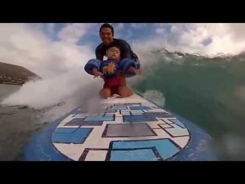 Baby Ina Surfing