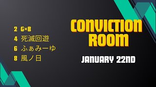 24/1/22 CONVICTION ROOM