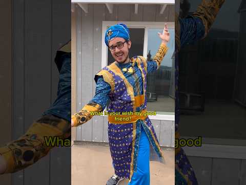 Should’ve stayed in the lamp 🤷‍♂️ (with @MrVoomie) #genie #wish