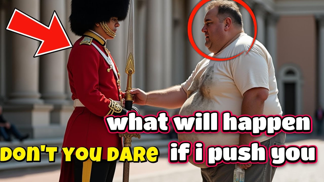 Brazen Tourist Shoved This Royal Guard — And Instantly Regretted It!