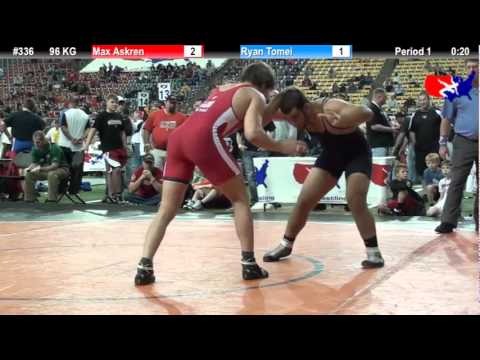 Last Chance True 2nd 96 KG: Max Askren (NYAC) vs. Ryan Tomei (unattached)