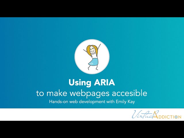 Thumbnail of Using ARIA (Accessible Rich Internet Applications) Roles lesson