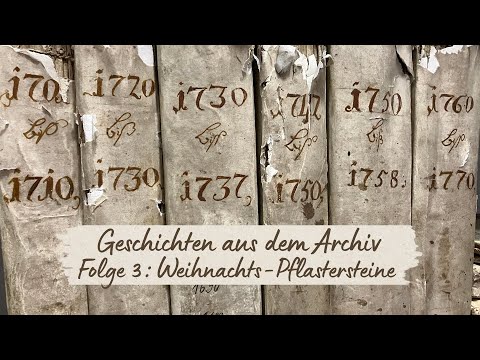 Geschichten aus dem Archiv - Folge 3: Weihnachts-Pflastersteine