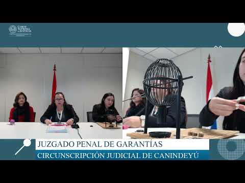 14/09/2026 -  Sorteo de Expediente del Juzgado de Garantías Nº 05 de Saltos del Guairá