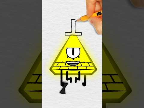 Bill Cipher Sings We'll meet Again | Animated Drawing #gravityfalls #billcipher #disney #shorts