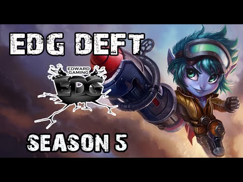 EDG Deft Tristana vs Lucian ADC Ranked Challenger Korea