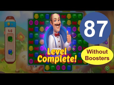 Homescapes Level 87 - [2021] [HD]  solution of Level 87 on Homescapes [No Boosters]