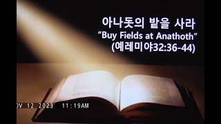 아나돗의 밭을 사라