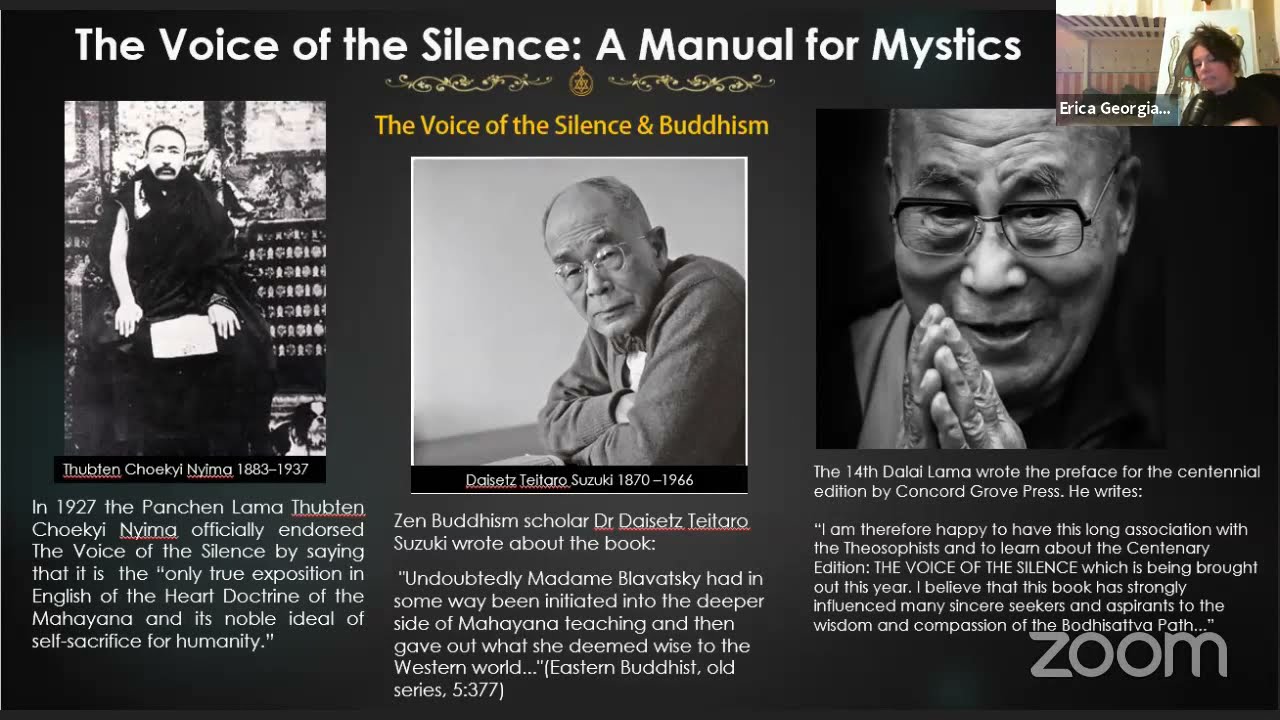 The Voice of the Silence: A Manual for Mystics - Erica Georgiades