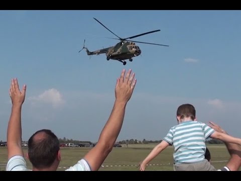 Mil Mi-8T from Hungarian Air Force at Börgönd Airshow 2016