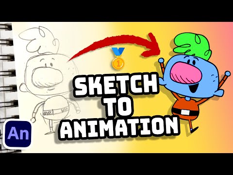 Turn Your Sketch Into Animation FAST! [Adobe Animate Guide 2025]