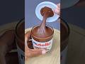 Nutella Chocolate Jar Satisfying