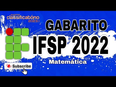 🟢GABARITO PRELIMINAR IFSP 2023.1 #IFSP