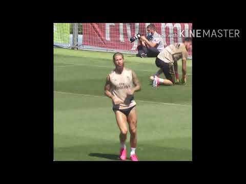 SERGIO RAMOS CELEBRATING THE CONOR MCGREGOR WAY(CONOR MCGREGOR RESPONSE)