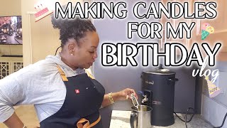 Making My Favorite Candle for My Birthday | Coconut Wax vs Soy Wax Explained! | Cozy Candle Making