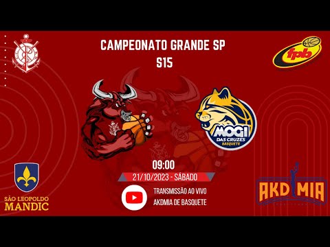 Regatas x Mogi: Campeonato Grande SP 2023 de Basquete, Sub15.