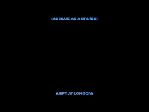 Video thumbnail for ​as blue as a bruise