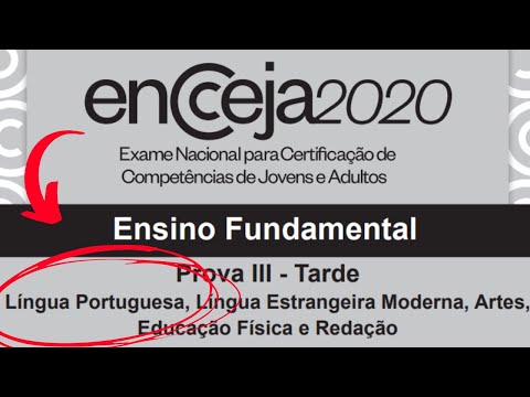 📘 [RESOLUÇÃO DA PROVA] - Língua Portuguesa - ENCCEJA 2020 - Ensino Fundamental