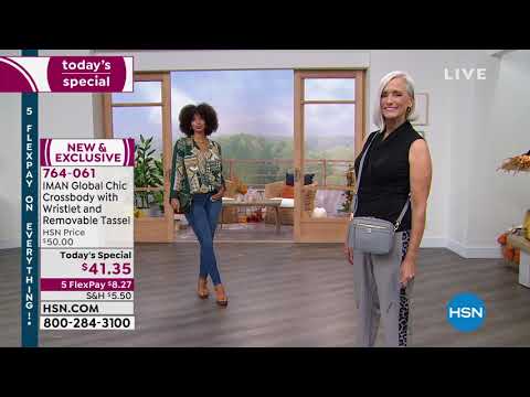 HSN | IMAN Global Chic Fashions 08.08.2021 - 01 AM