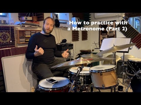 How to practice with a Metronome (Part 2) solid groove - metronome off the beat