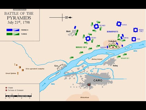 Battle of the Pyramids: 21 July 1798 | French Republic VS Ottoman Empire / Mamluk Forces of Egypt