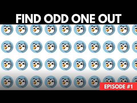 Find Odd One Out | Episode 1 | Chalkboard 🧩🔍 #PuzzleSeries
