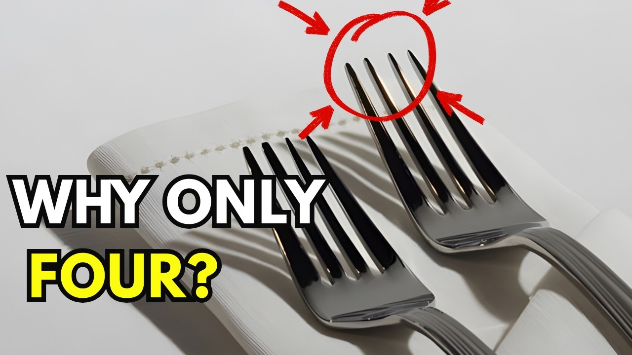 Why Forks Have Exactly 4 Prongs (Not 3 or 5)?